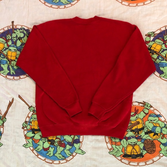 Vintage 1994 NFL Kansas City Chiefs Flintstones Pullover Sweater Mens Medium - Picture 8 of 8